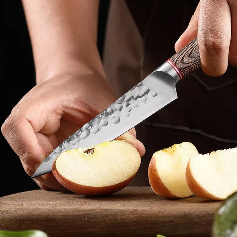 5.5inch Kitchen Knife Stainless Steel Fruit Knife Utility Paring Tomato Steak Knives Forged Boning Knife Kitchen Tools Cookware La Cuisine de Mimi