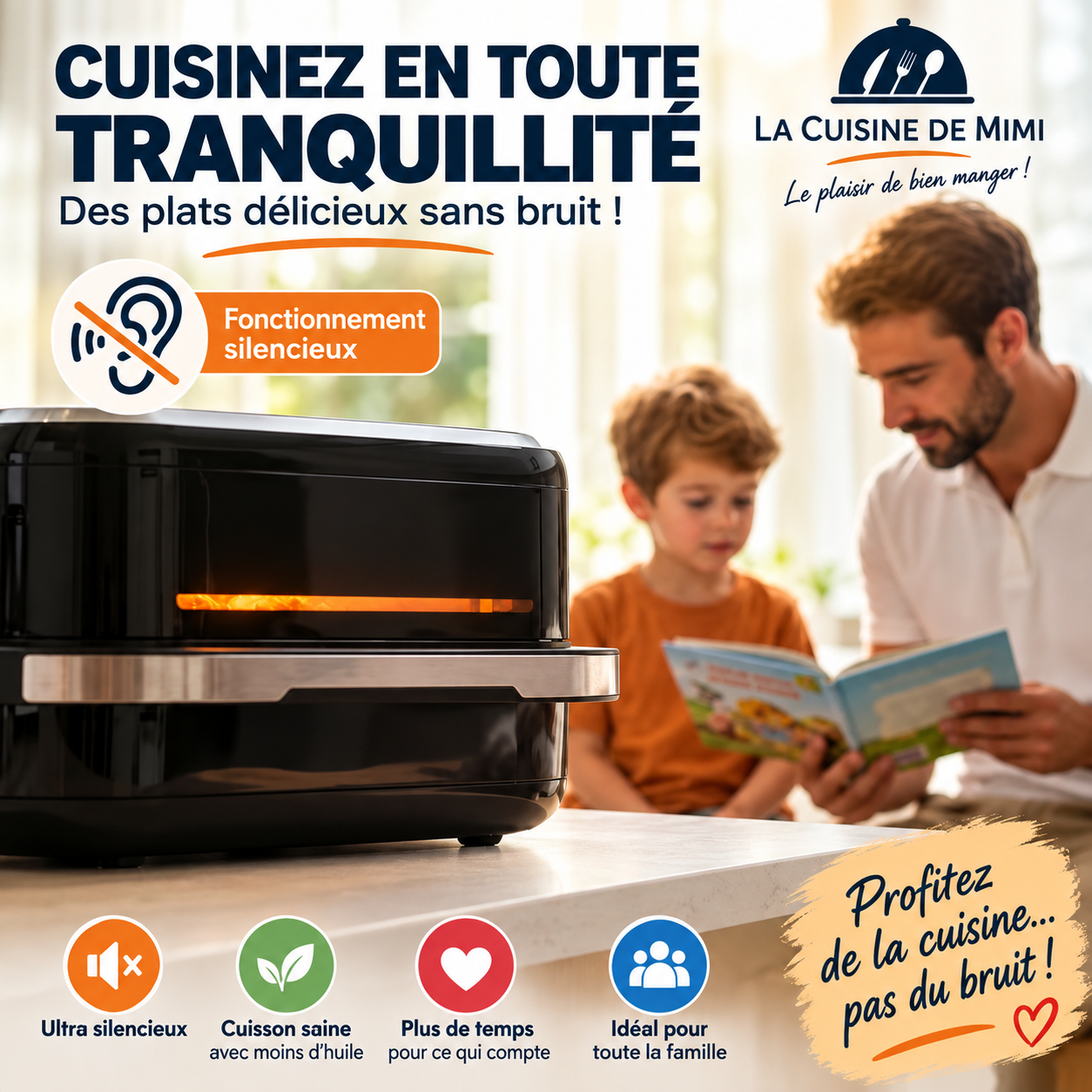 Four à Pizza Air Fryer | Multifonction 11-en-1 La Cuisine de Mimi