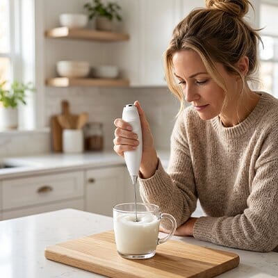 Mousseur à lait électrique | Barista La Cuisine de Mimi