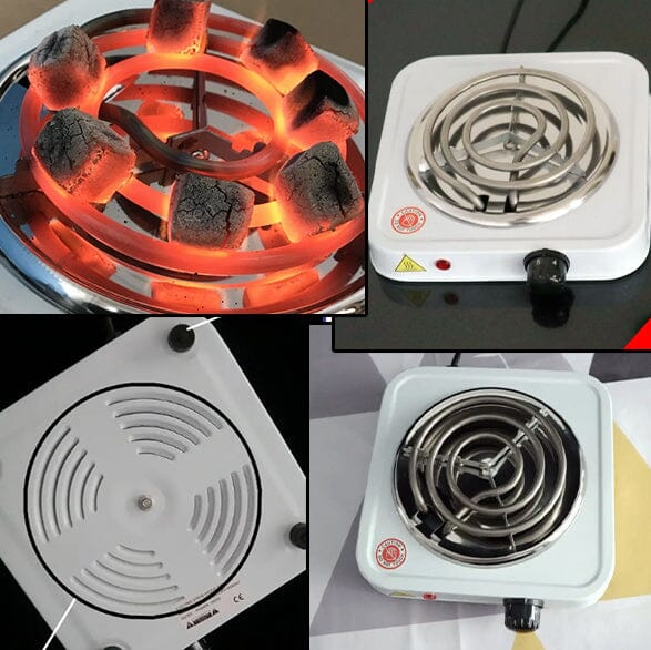 Electric Furnace Household Mini Single Disc Burner Portable Hot Plate Mosquito Incense Furnace 500W2000W 200-1000℃ Kitchen Stove La Cuisine de Mimi