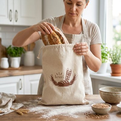 Sac à pain | Lin Naturel La Cuisine de Mimi