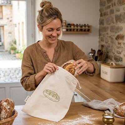 Sac à pain | Réutilisable et Écologique La Cuisine de Mimi
