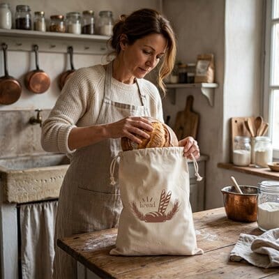 Sac à pain | Lin Naturel La Cuisine de Mimi
