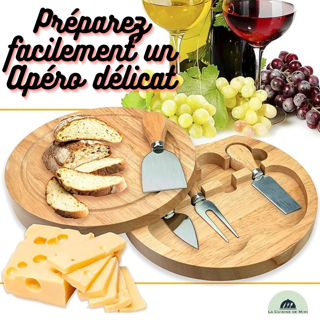 Couteaux à fromage Provençale - Ensemble à table