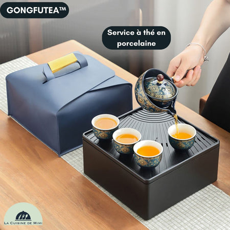 GONGFUTEA Service à thé en porcelaine La Cuisine de Mimi