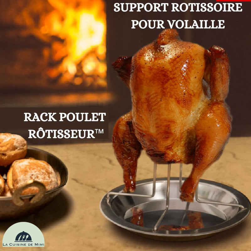 RACK POULET RÔTISSEUR™⎮SUPPORT ROTISSOIRE POUR VOLAILLE – La Cuisine de ... RACK POULET RÔTISSEUR™⎮SUPPORT ROTISSOIRE POUR VOLAILLE – La Cuisine de ...