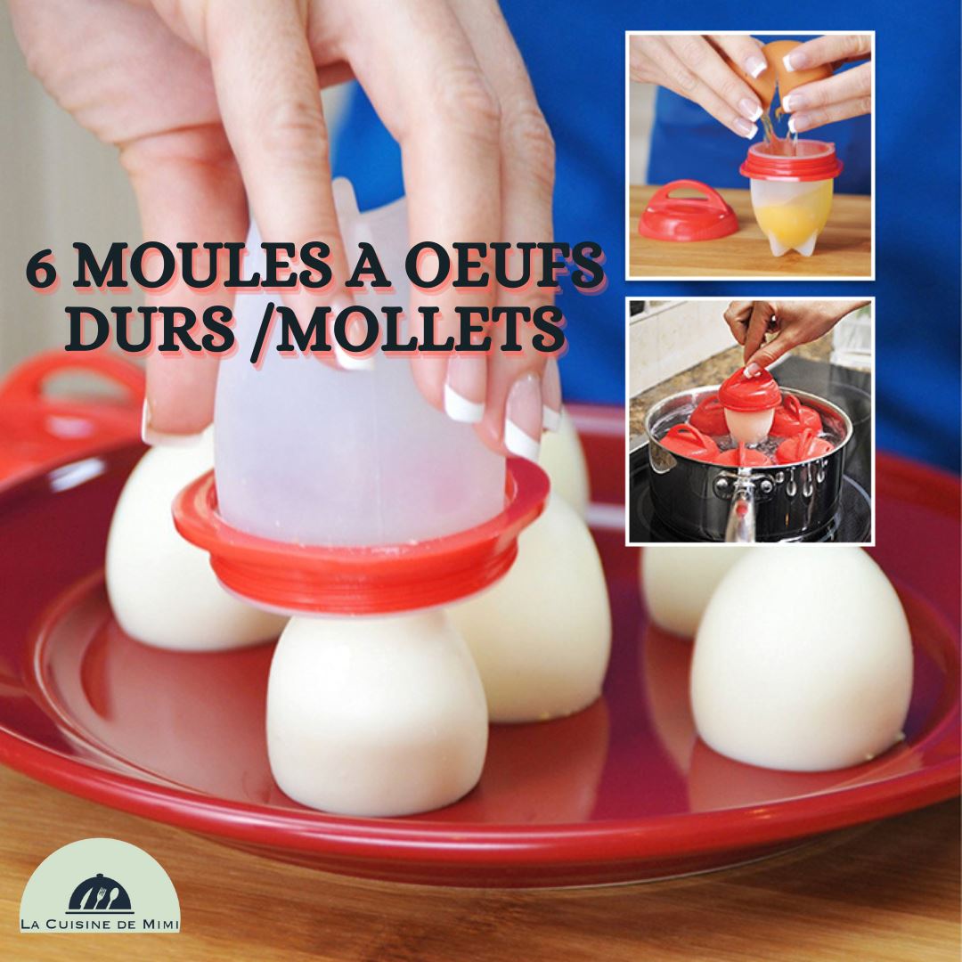 6 EGGMOLDS™⎮6 MOULES A OEUFS DURS /MOLLETS/POCHES – La Cuisine de Mimi