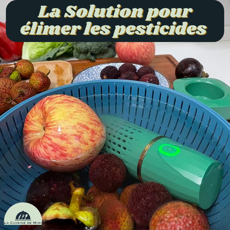 CAPSULE PURIFICATEUR ALIMENTAIRE à ULTRASONS pour fruits et