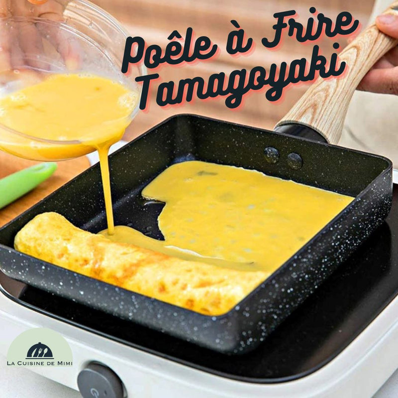 Poêle à Frire Tamagoyaki Omelette-Poêle à Oeufs-Pancake La Cuisine de Mimi