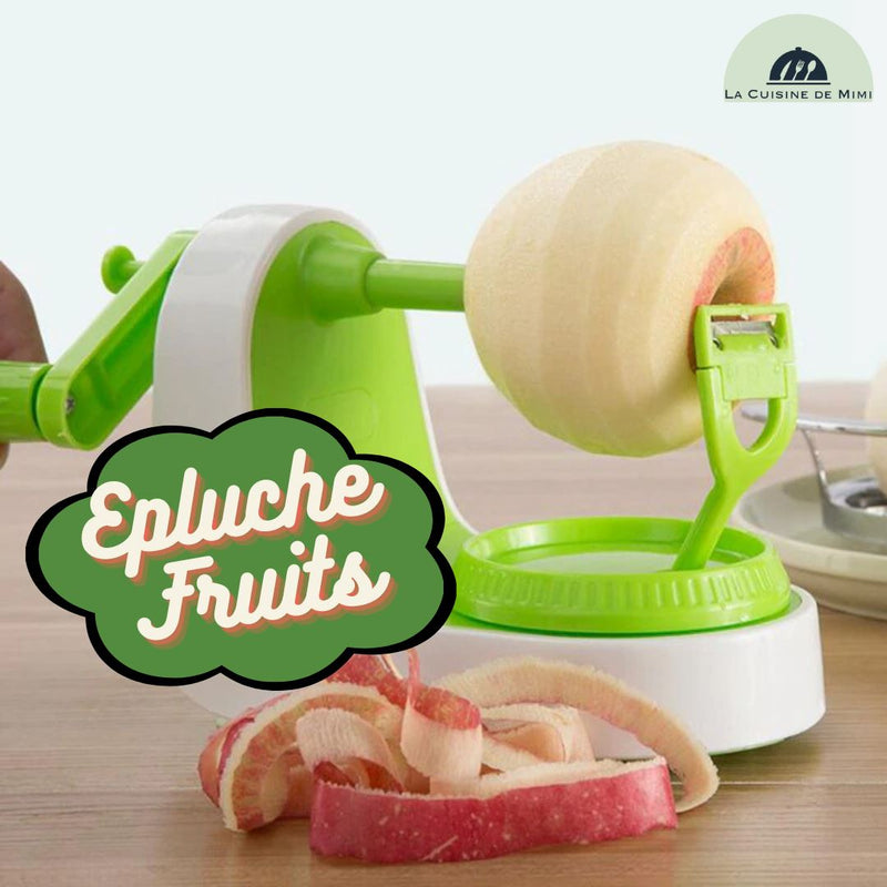 ETO - Machine à éplucher les fruits à manivelle, multifonctionnelle avec  coupe-fruits, épluche-pommes (vert foncé) - Cdiscount Maison