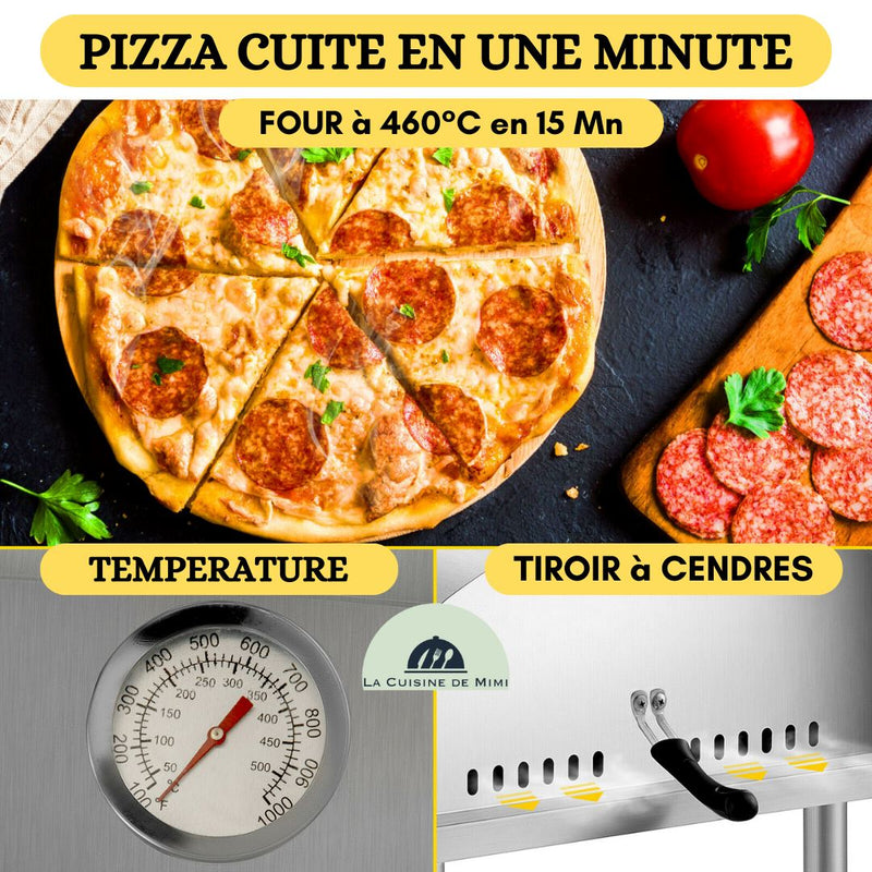 FOUR à PIZZA  ACIER INOXYDABLE ⎮PIZZA REGAL™ La Cuisine de Mimi