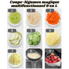 Coupe-légumes magique multifonctionnel 9 en 1 La Cuisine de Mimi