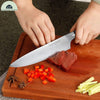 Ensemble de couteaux de cuisine en acier inoxydable de haute qualité - 15Pièces - La Cuisine de Mimi