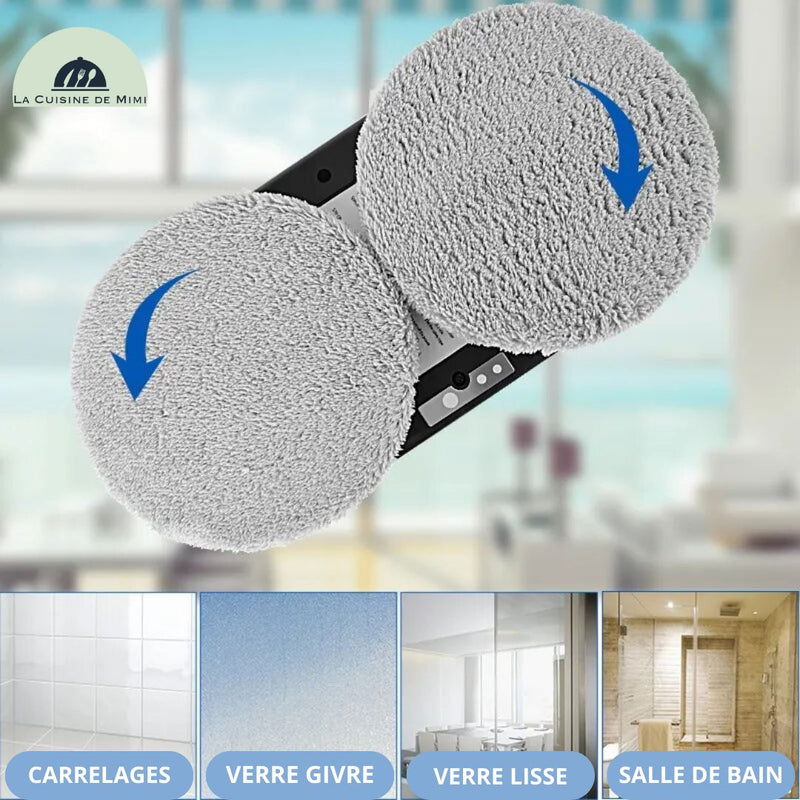 Lot De 12 Chiffons Microfibre Pour Robot Nettoyage Vitres Tosima W2/W3 - Lavables Et Réutilisables