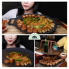 Poêle Coréenne - Plaque BBQ pour feux gaz et électriques -Teppanyaki La Cuisine de Mimi