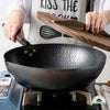 Woks fer 32 cm à fond plat pour cuisinières élect. à induction et à gaz La Cuisine de Mimi