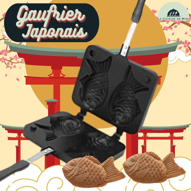 Gaufrier Japonais Taiyaki - Poissons à garnir La Cuisine de Mimi