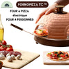 FORNOPIZZA TC ™⎮MINI FOUR à PIZZA TERRE CUITE POUR 4 PERSONNES La Cuisine de Mimi