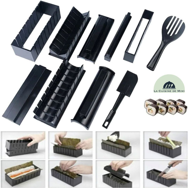 Tapis Sushi Gebaozhen Kit De Moule à Sushi Pour Débutants - Moule à Sushi En Forme Kit Sushi