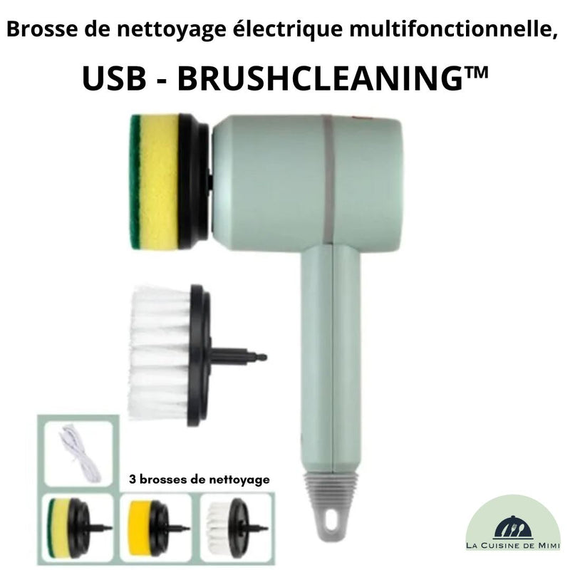 Brosse de nettoyage électrique multifonctionnelle, USB - BRUSHCLEANING™