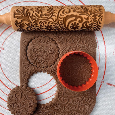Rouleau à Pâtisserie Décoratif - Rouleau Merveille™ | PâtissArt La Cuisine de Mimi