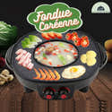 Poêle à Grill Coréen En Acier Inoxydable - 12 Alvéoles Rondes, Antiadhésif - Diamètre 30 Cm - Pour Barbecue Intérieur/Extérieur - 9