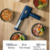 Stainless Steel Noodle Maker Handheld Household Electric Small Wireless Charging Pressure Noodle Gun Machine And Pasta Maker La Cuisine de Mimi