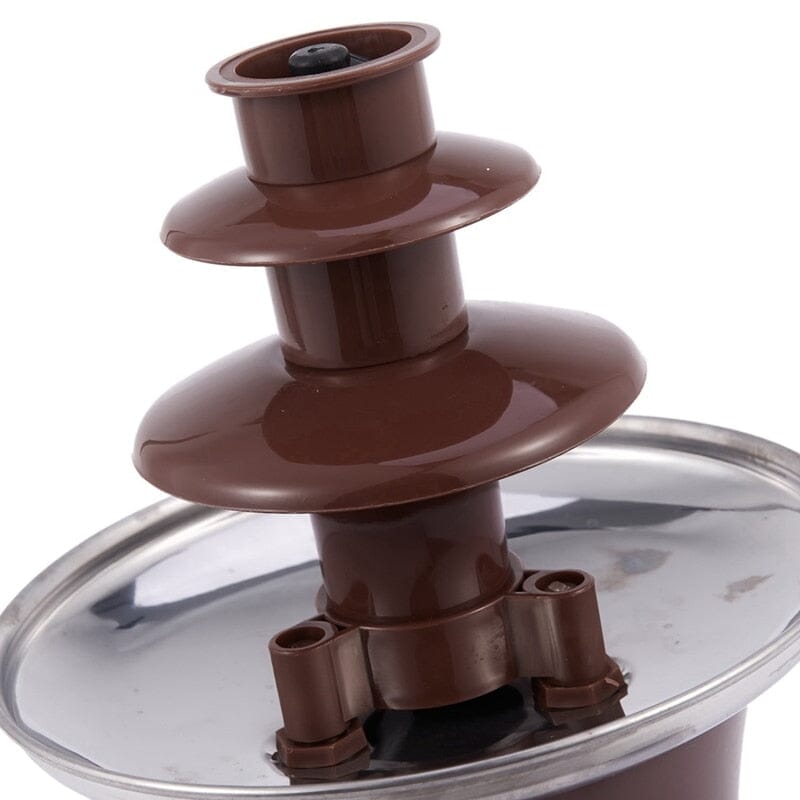 Fontaine à fondue au chocolat 220V avec 2 fourchettes, appareil à fondue au